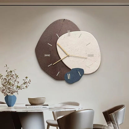 Horloge Décorative Murale en Chêne