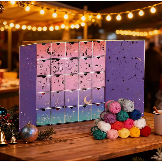 Kit de Tricot de Noël | 25 Projets Festifs pour l'Hiver - Foivo