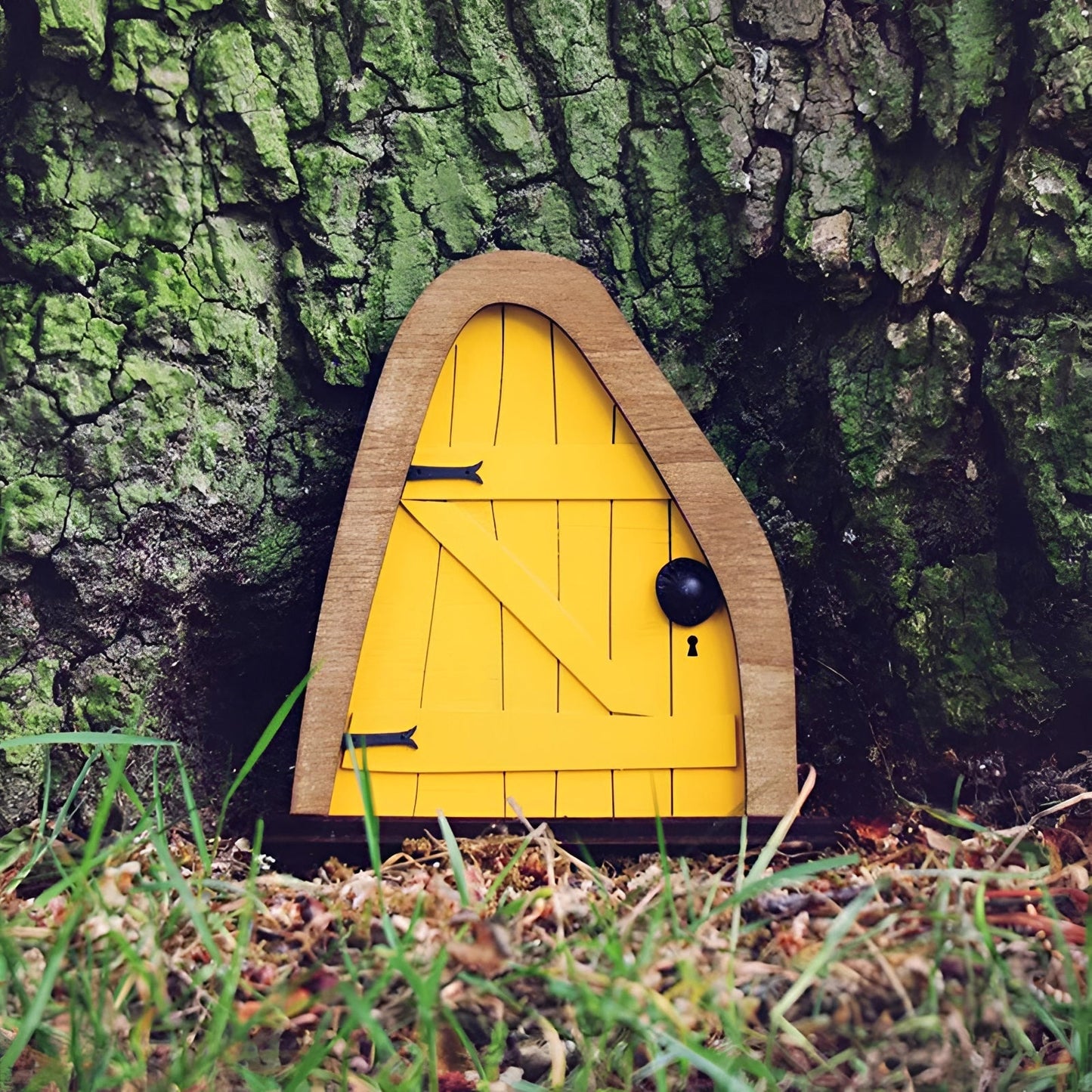 Porte de Fée en Bois Miniature pour Jardin