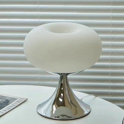 Lampe de Table Élégante Verre et Métal Chromé - BlxckFR