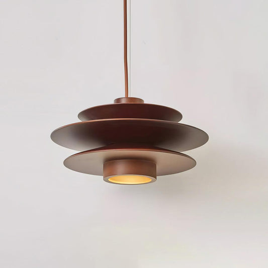 Lampe Suspension Bois avec Éclairage Chaleureux - Foivo