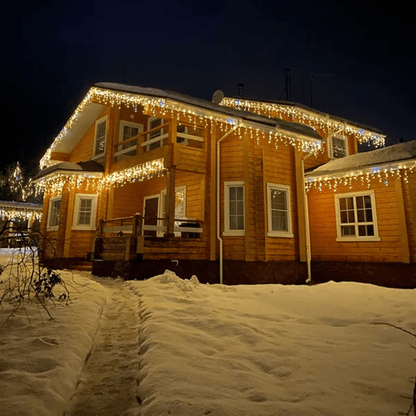 Rideaux de Jardin avec Guirlandes Lumineuses - Foivo