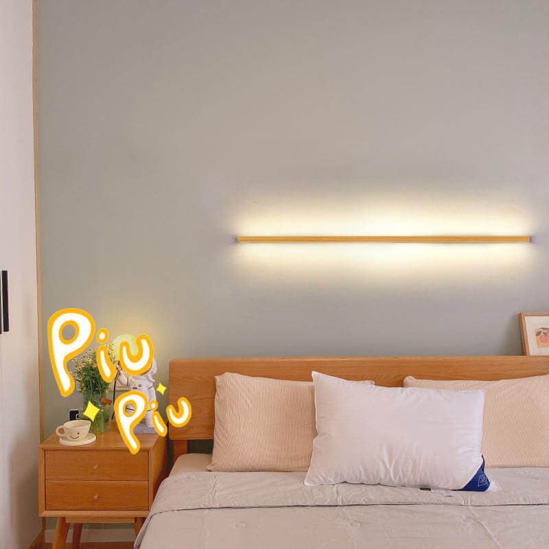Lampe Murale Bois Élégante et Chaude