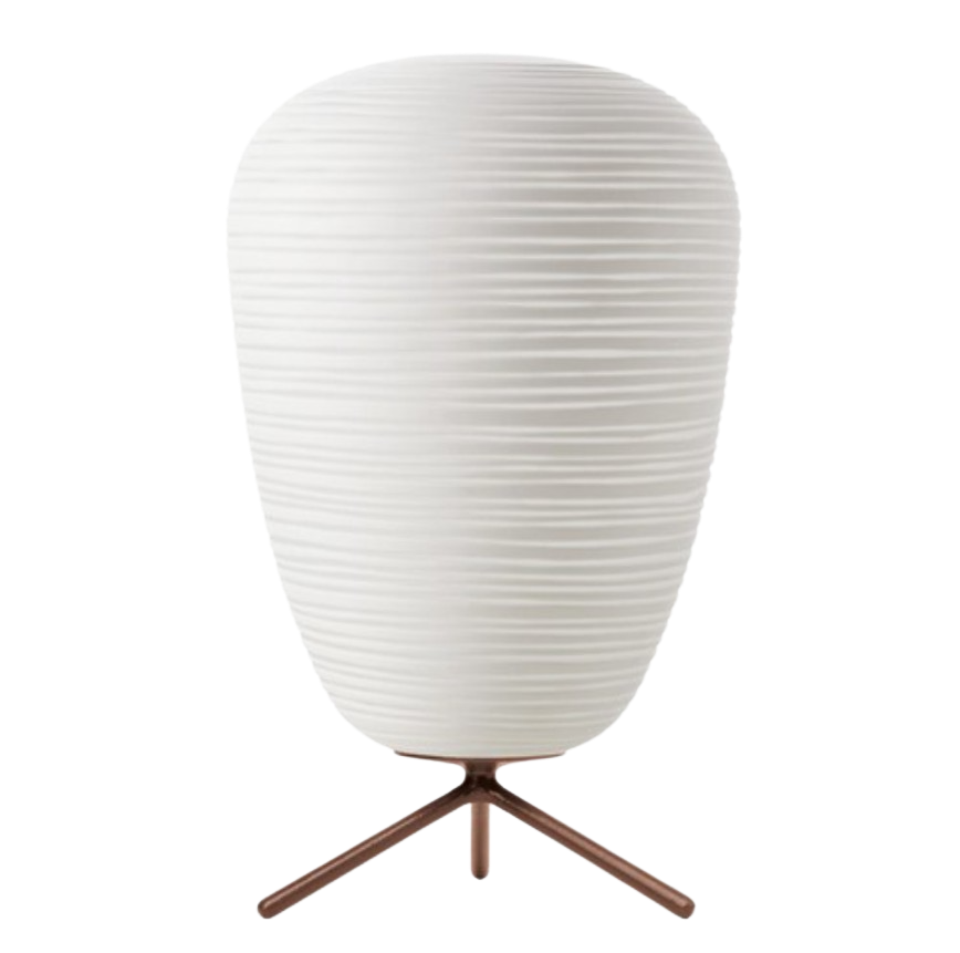 Lampe de Table en Verre Soufflé Japonaise Élégante - Foivo