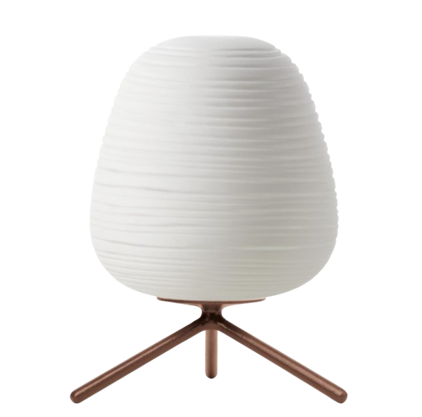 Lampe de Table en Verre Soufflé Japonaise Élégante