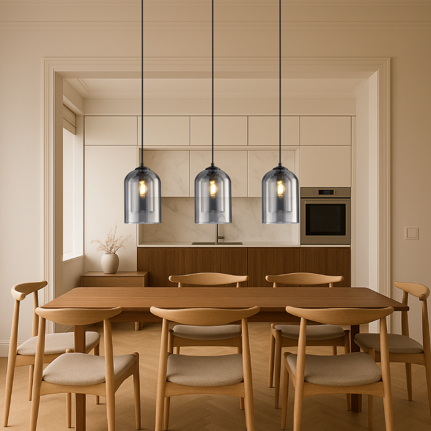 Luminaire Suspendu Verre Élégant Moderne