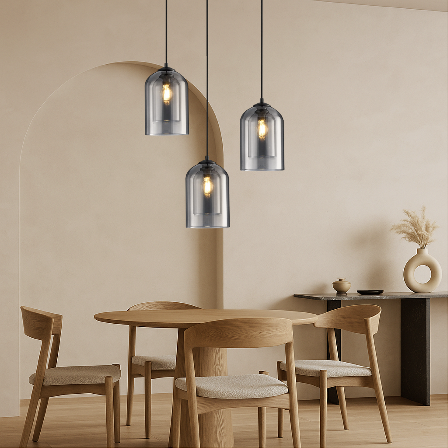 Luminaire Suspendu Verre Élégant Moderne