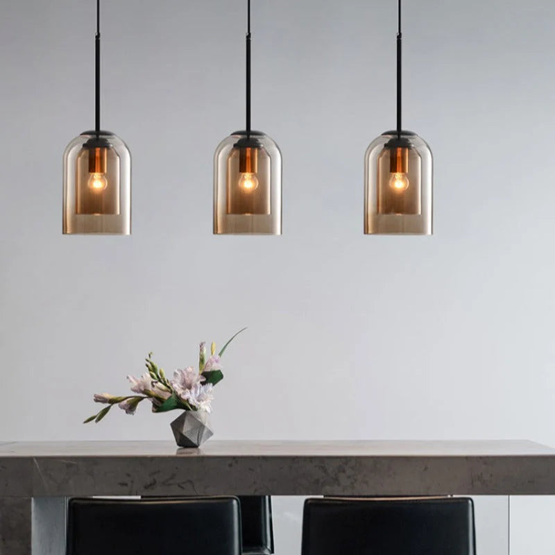 Luminaire Suspendu Verre Élégant Moderne
