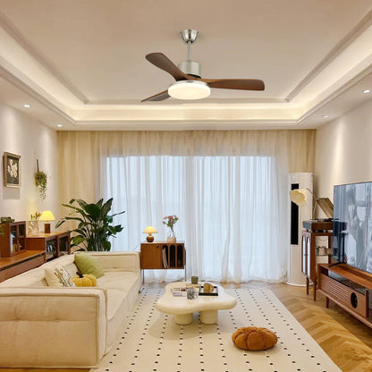 Ventilateur Plafond Bois Clair et Raffiné