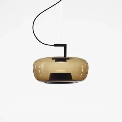 Lampe Suspendue Élégante LED – Luminaire Chic en Verre et Métal pour Intérieur