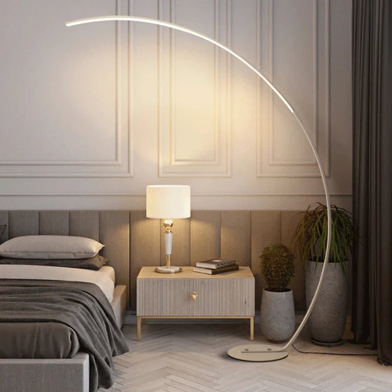 Lampe de Sol Moderne à Éclairage Doux