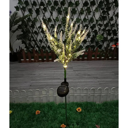 Lumineuses Fleurs Solaire LED pour Jardin, Étanche et Économe en Énergie, Design Lilas