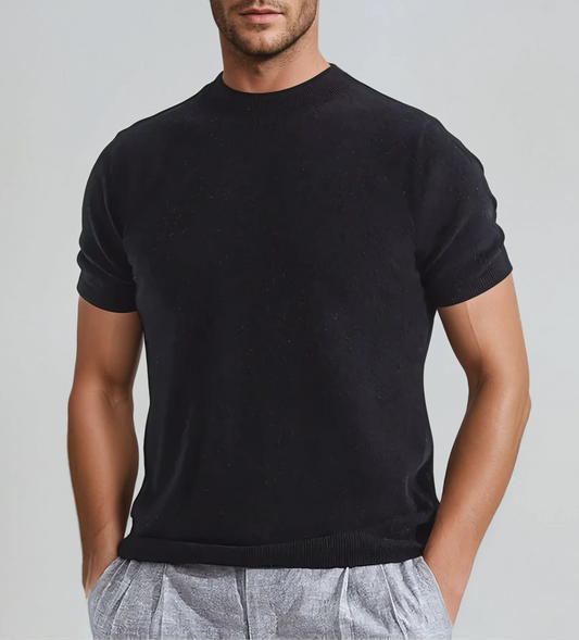 Griffin | T-Shirt en Cashmere Doux de Luxe - Foivo