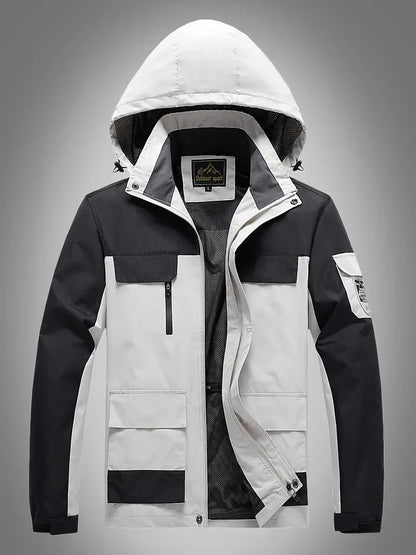 Veste à capuche étanche chic femme