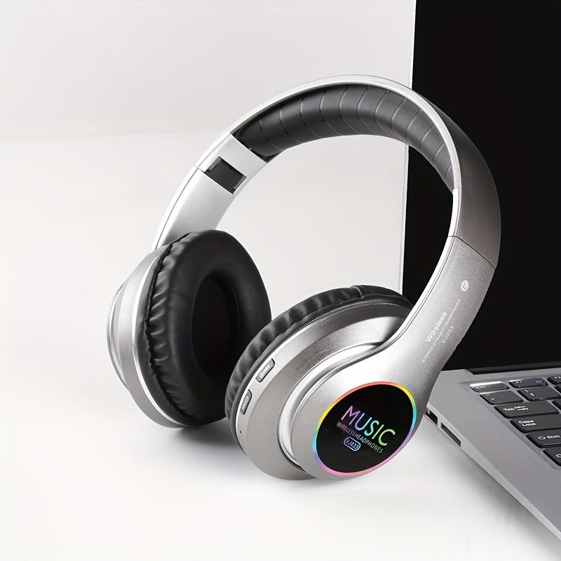 Casque Audio Sans Fil avec Éclairage LED