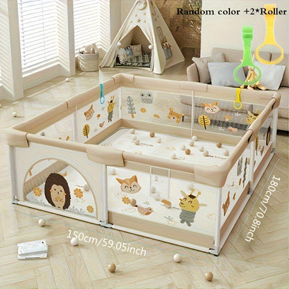 Matelas de jeu bébé avec protection douce