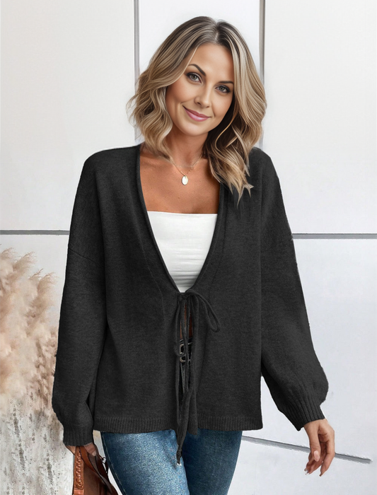 Cardigan Hiver Chic Foncé - BlxckFR
