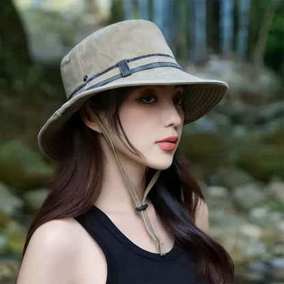 Chapeau de soleil féminin avec protection UV haute