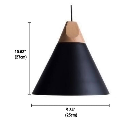 Lampe Suspendue Industrielle en Bois et Acier avec Régulateur de Hauteur