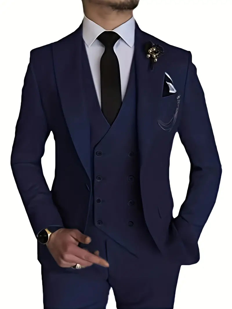 Costume 3 Pièces Homme Classique et Raffiné