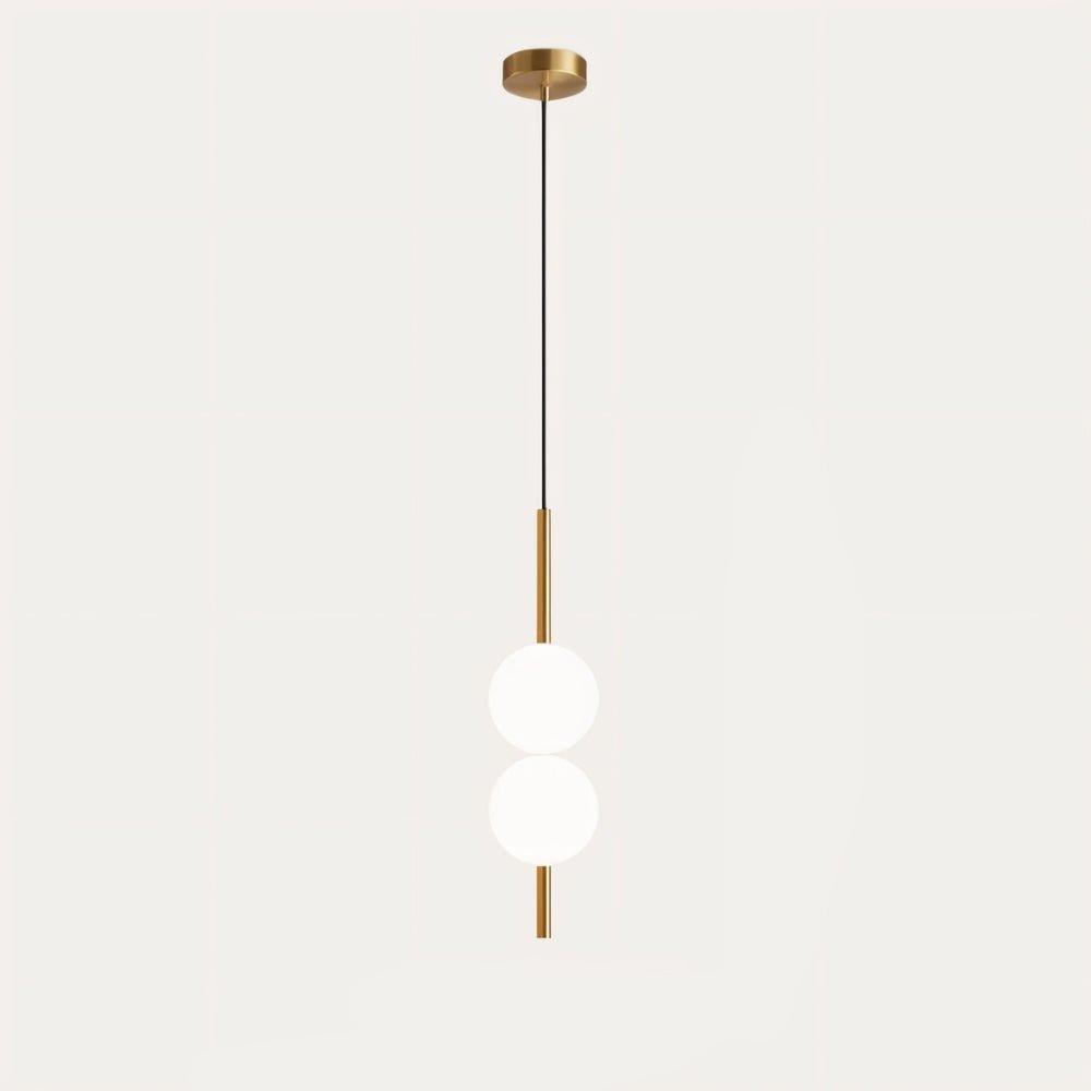 Luminaire Suspendu Verre Métal – Style Nordique Élégant