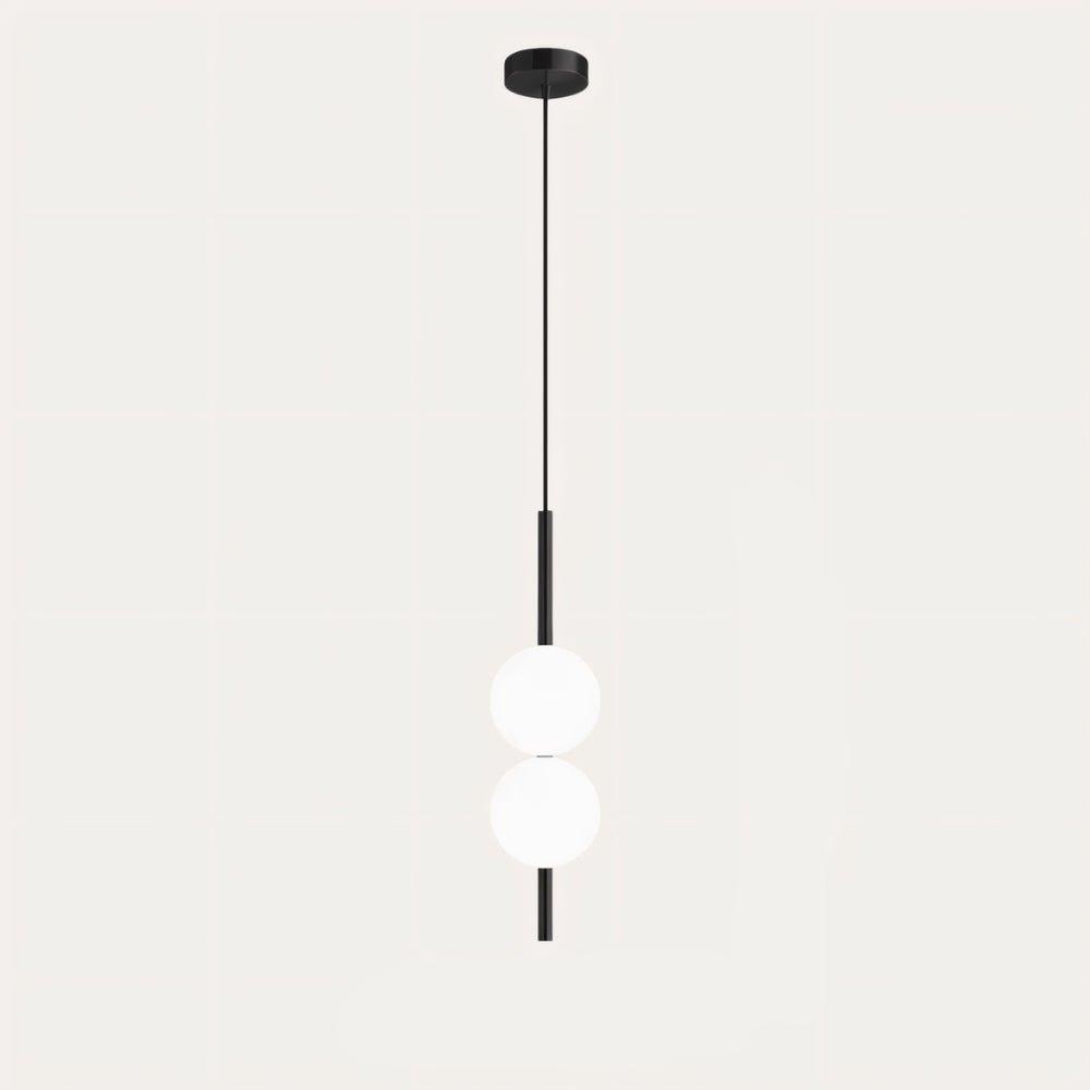 Luminaire Suspendu Verre Métal – Style Nordique Élégant