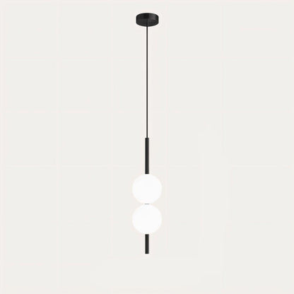 Luminaire Suspendu Verre Métal – Style Nordique Élégant