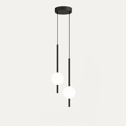 Luminaire Suspendu Verre Métal – Style Nordique Élégant