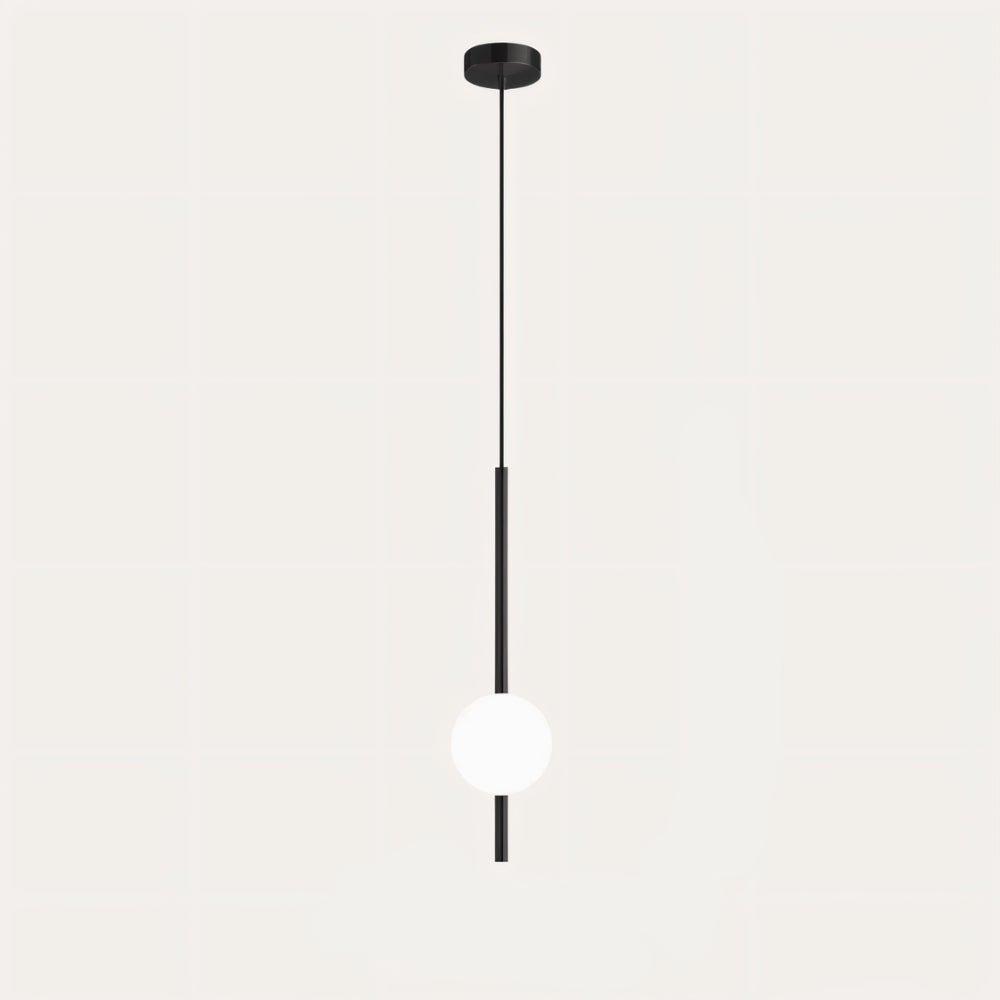 Luminaire Suspendu Verre Métal – Style Nordique Élégant