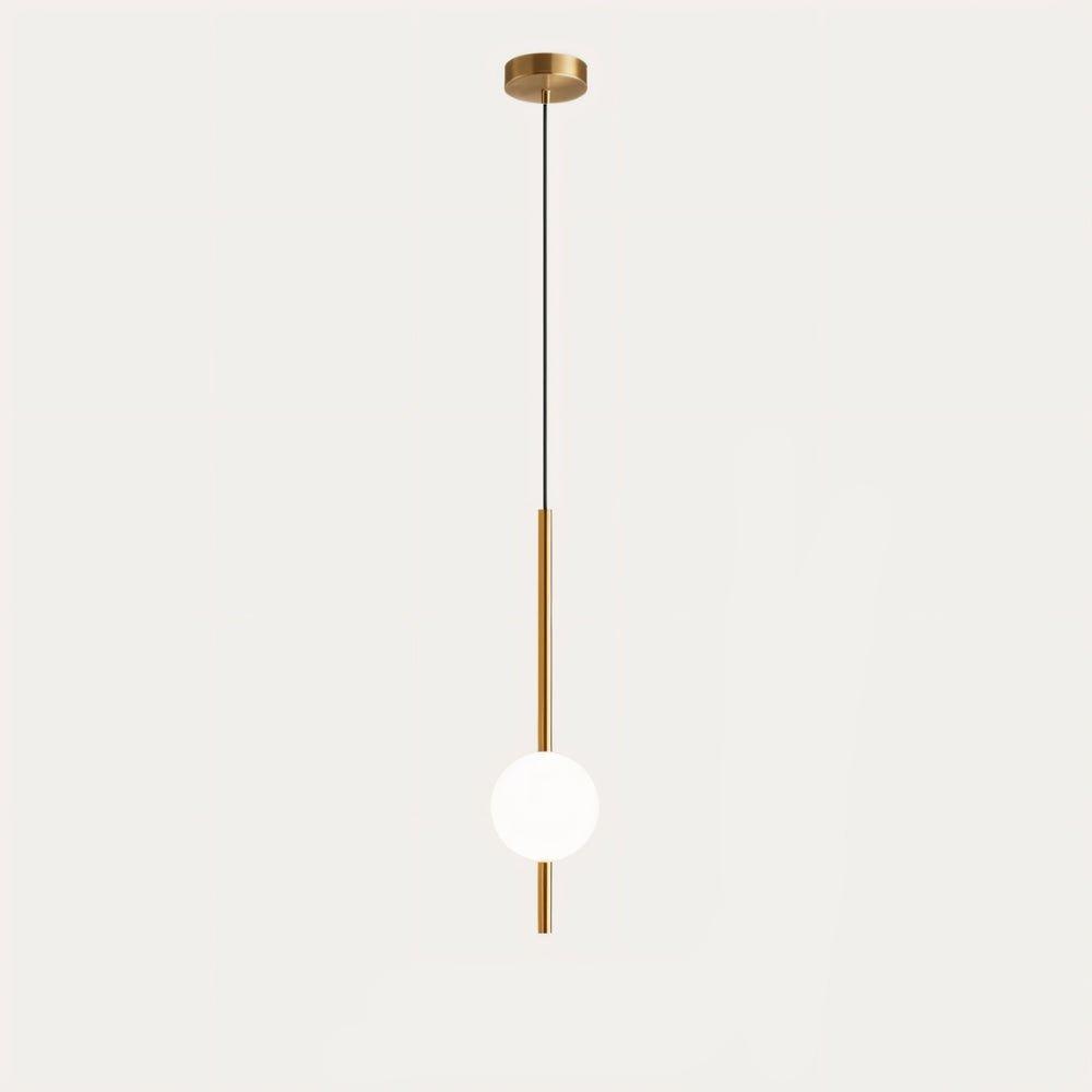 Luminaire Suspendu Verre Métal – Style Nordique Élégant