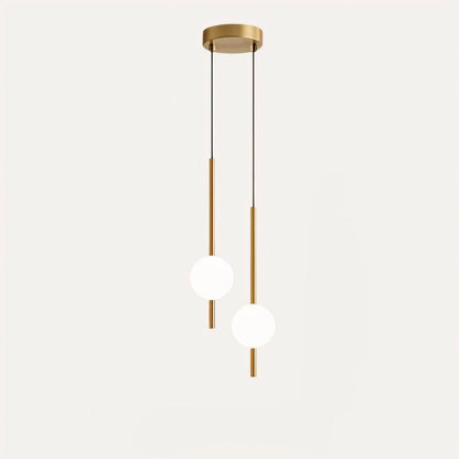 Luminaire Suspendu Verre Métal – Style Nordique Élégant