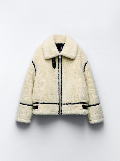 Veste femme en faux cuir chic et tendance