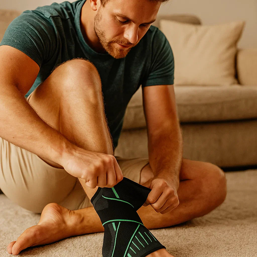 Chaussette de Soutien Cheville Élastique Sport - BlxckFR