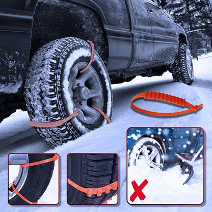 Accessoire Auto Chaînes Antidérapantes Pneus Lot de - Foivo