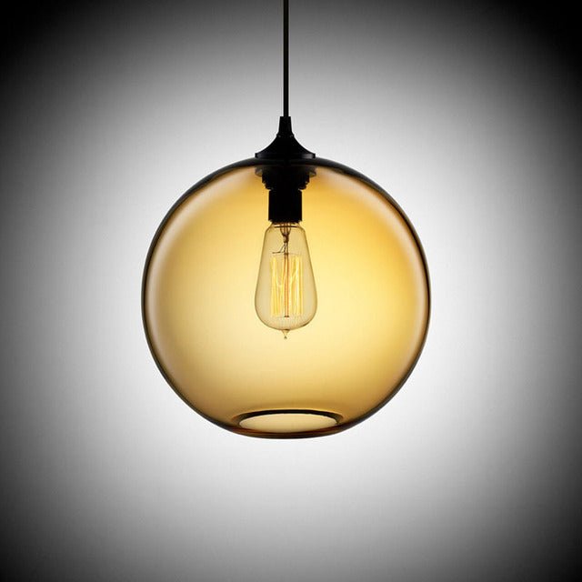 Luminaire Suspendu Verre Transparent Moderne