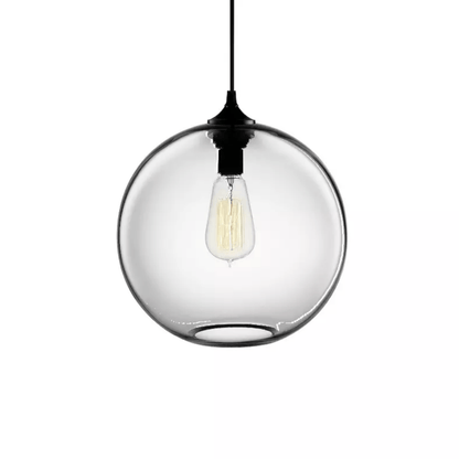 Luminaire Suspendu Verre Transparent Moderne