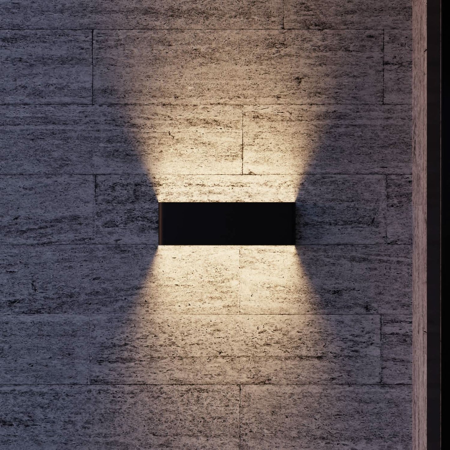 Lampe Murale LED Extérieur Design Carré - BlxckFR