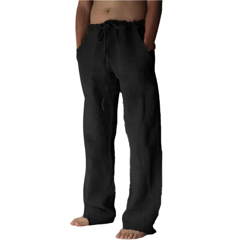 Pantalon Détente Élastique Homme avec Poches Côtés
