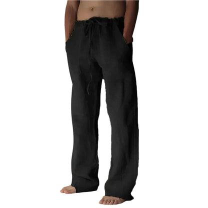Pantalon Détente Élastique Homme avec Poches Côtés