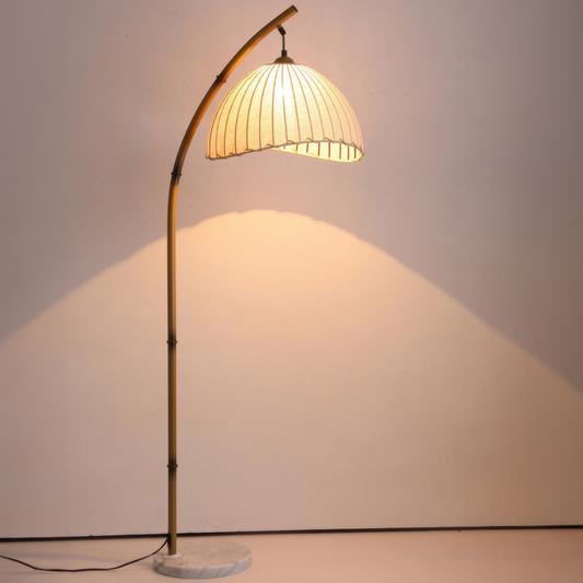Lampe sur Pied Bois Élégant – Éclairage Moderne LED Déco Chic - Foivo