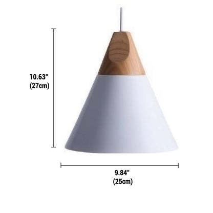 Lampe Suspendue Industrielle en Bois et Acier avec Régulateur de Hauteur