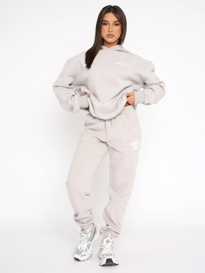 Ensemble deux pièces douillet Lyka | Combinaison veste polaire et pyjama chaud