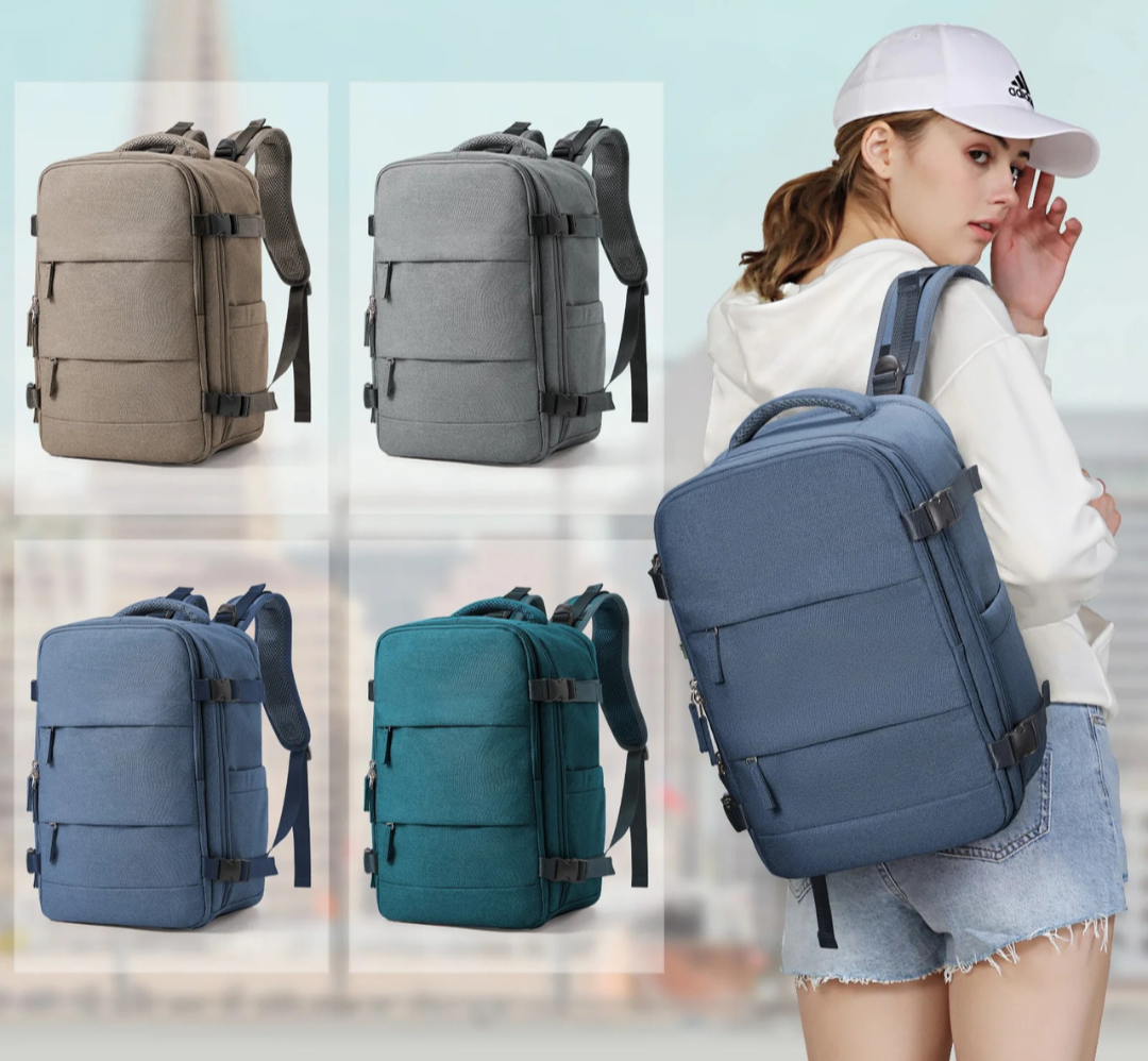 Sac à dos de voyage unisexe compact et léger