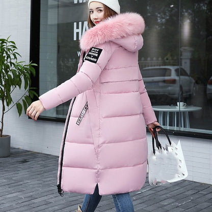 Manteau Hiver Élégant à Col Fourré - BlxckFR