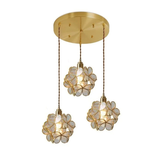 Luminaire en Verre Délicat - Élégance Raffinée pour Votre Maison