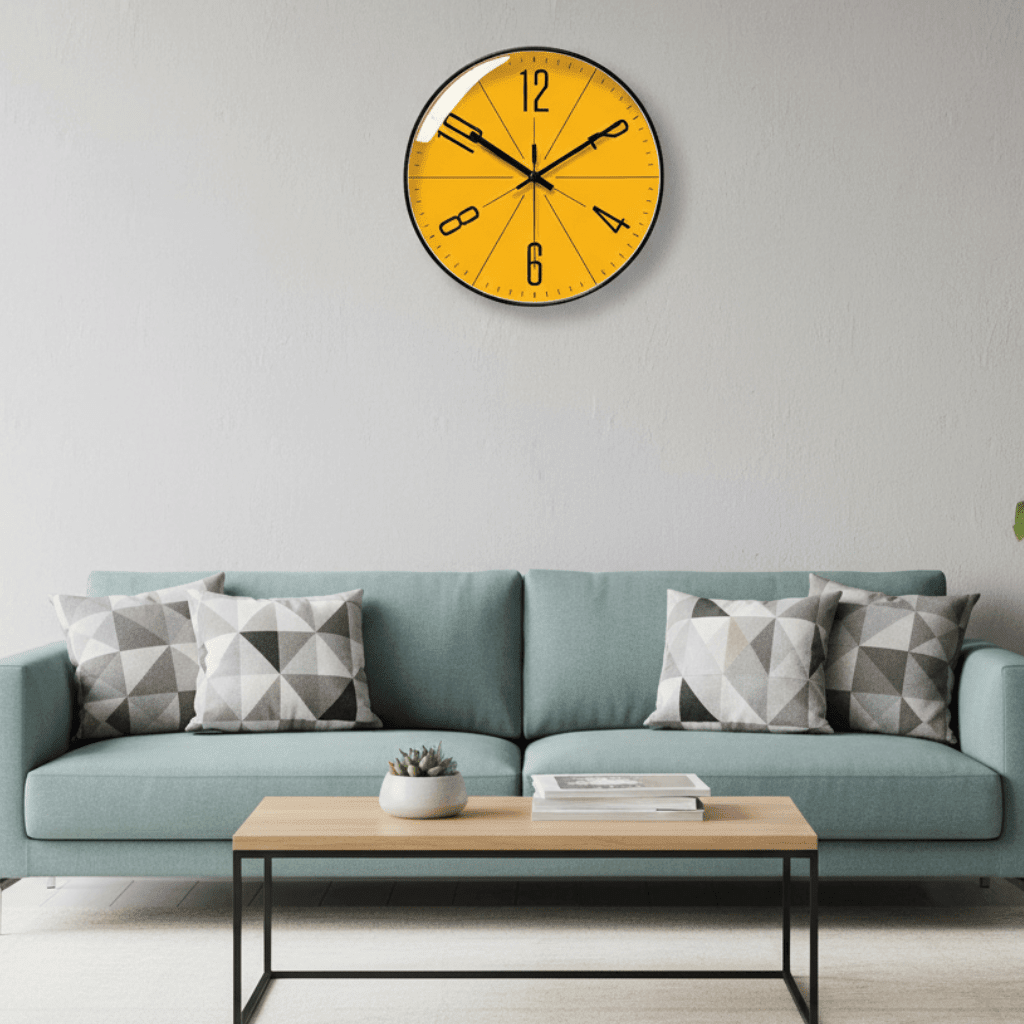 Horloge Murale Précise Style Nordique Design Elégant - Foivo