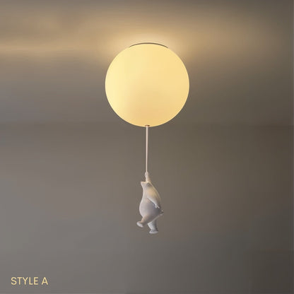 Lampe Suspendue Enfant Ours Jouet
