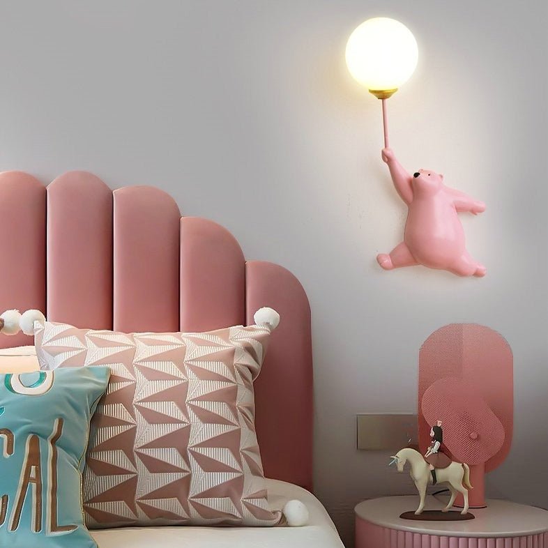 Lampe Murale Ours Câlin | Éclairage Chaleureux et Intime