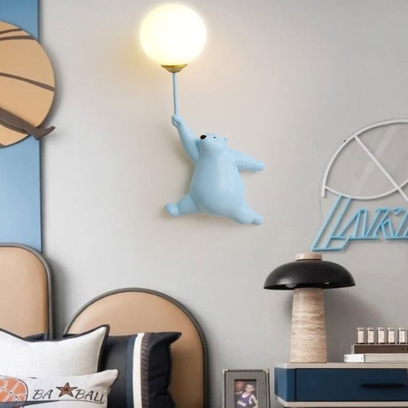 Lampe Murale Ours Câlin | Éclairage Chaleureux et Intime