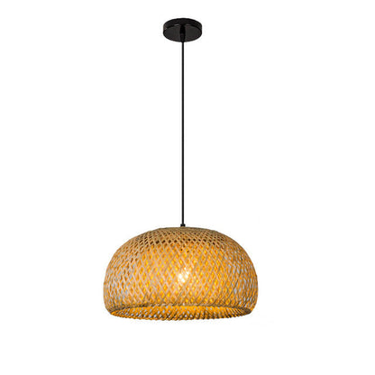 Lampe Suspendue en Rotin - Décoration Intérieure Naturelle Élégante